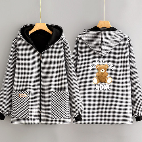 加绒加厚围裙长袖外套新款罩衣