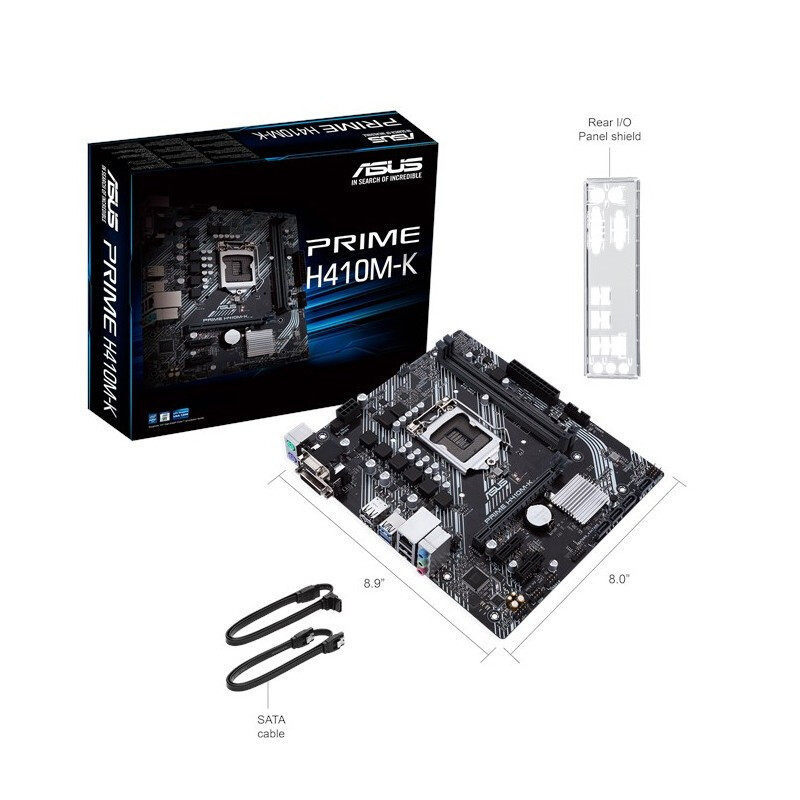 asus/华硕 390华硕prime h410m-k十代台式机电脑办公游戏主板适用