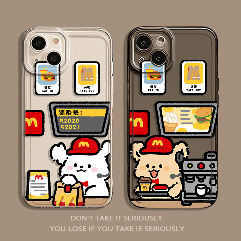 全系苹果手机透明卡通可爱