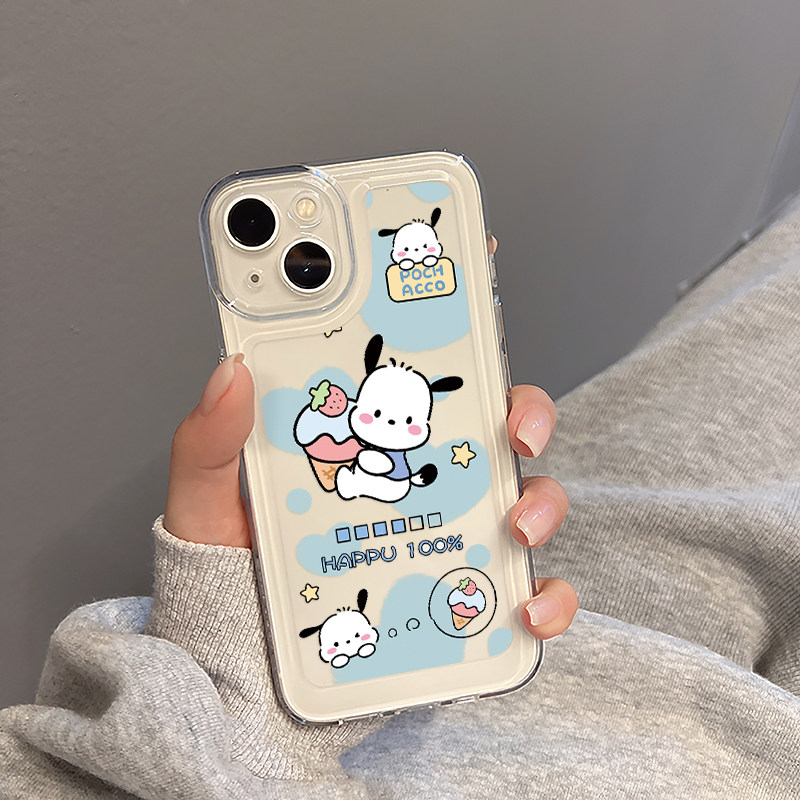 适用苹果17手机壳iphone14promax透明12新款15女11保护套13软硅胶xs全包防摔xr卡通mini可爱16