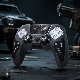 新品 P5游戏手柄硅胶套 ps5手柄套机甲风硅胶保护套防滑防汗胶套
