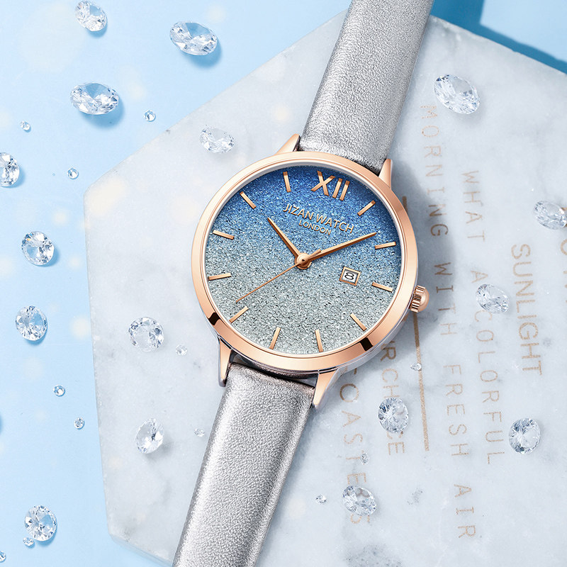 手表女士ins小众设计网红夏季学生名牌正品高级感冷淡风星空新款