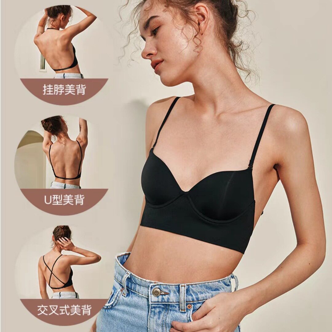 爆款夏季大露背u型美背内