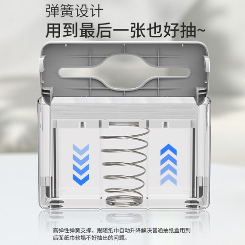 新款台式擦手纸盒酒店商