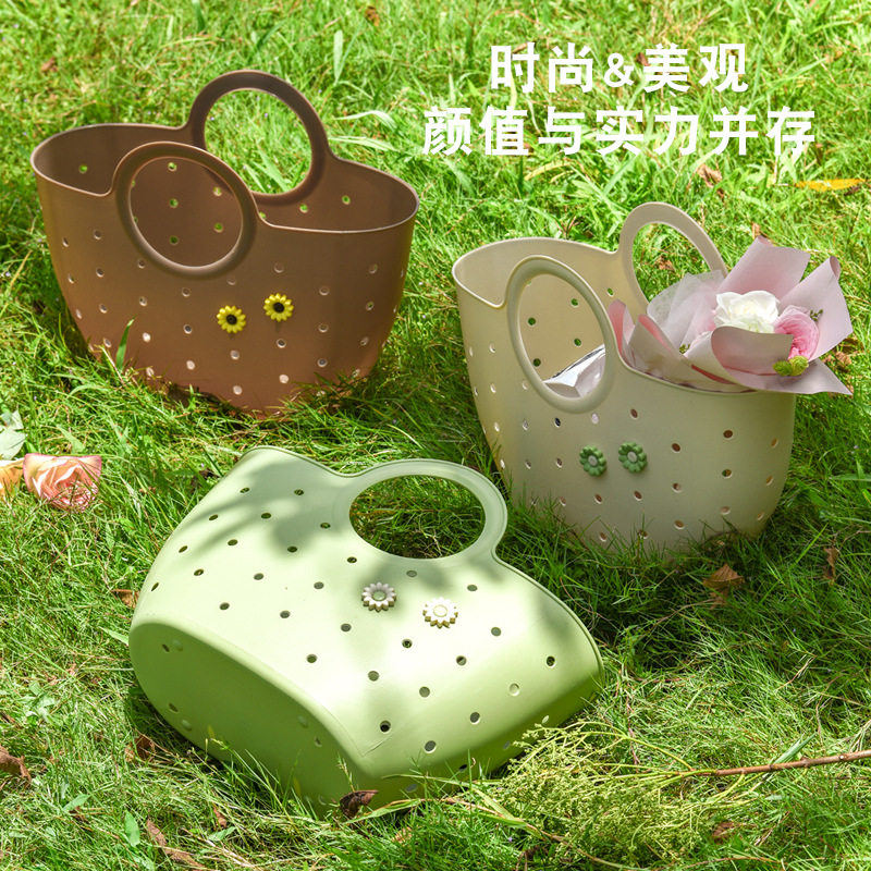 轻奢浴室洗漱用品收纳篮