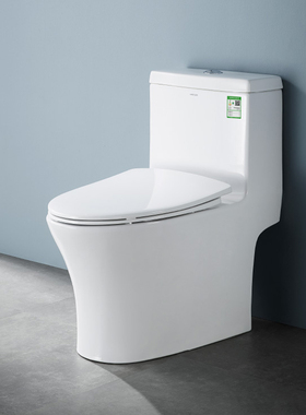 法恩莎卫浴连体座厕喷射虹吸式家用一级节省水马桶坐便器FB16178