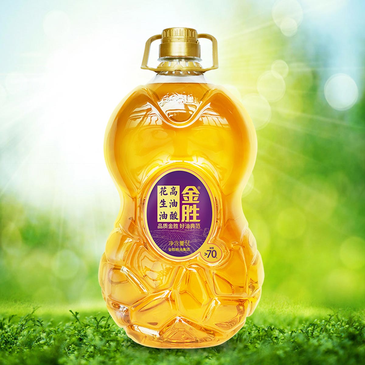 金胜高油酸花生油5l