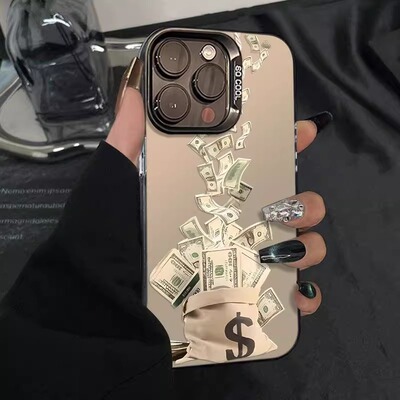 钞票喷发适用于小米15PRO14手机壳11红米K80NOTE13彩银TURBO3个性