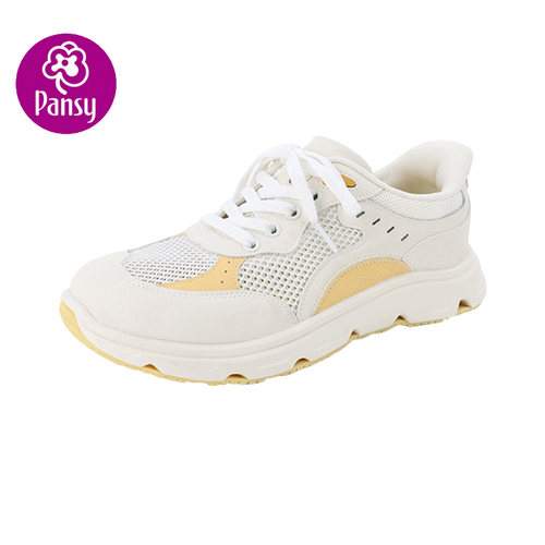Pansy盼喜透气网面显脚小女鞋