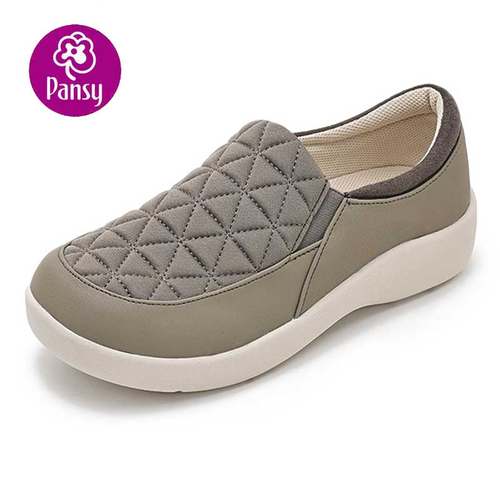 Pansy女单鞋休闲一脚蹬妈妈鞋
