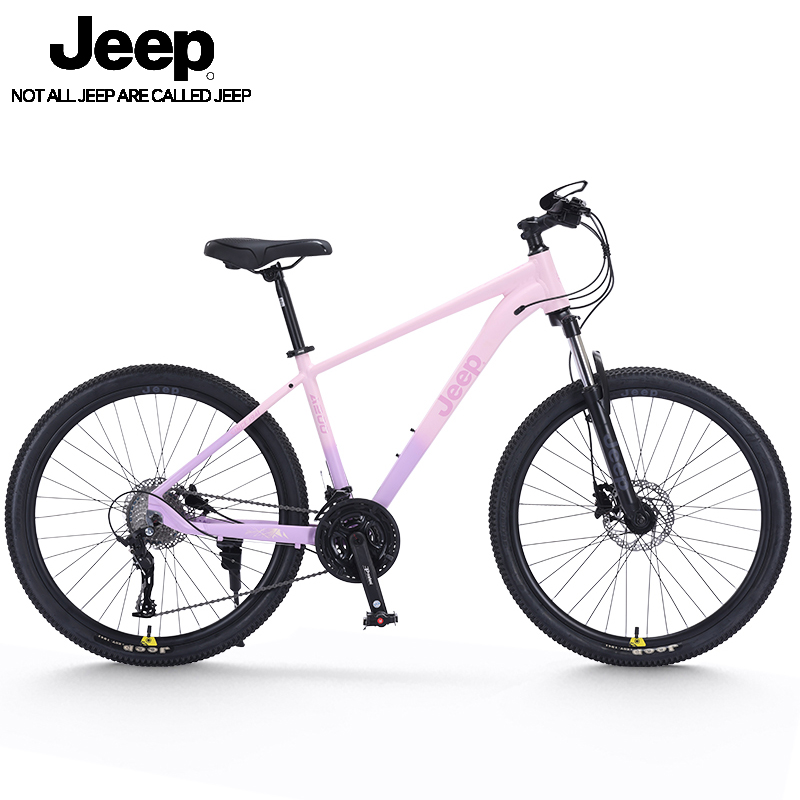 Jeep吉普山地自行车铝合金可锁死避震碟刹学生成人通勤车拂晓A200