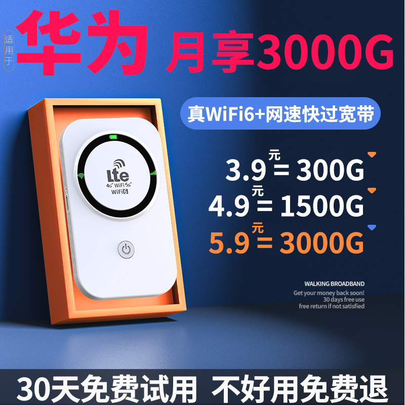 随身wifi6无线路由器0预存0月租