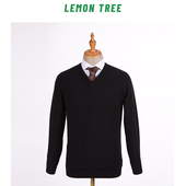 Tree 玉米纤维聚乳酸男士 羊绒衫 Lemon v领套头长袖 商务