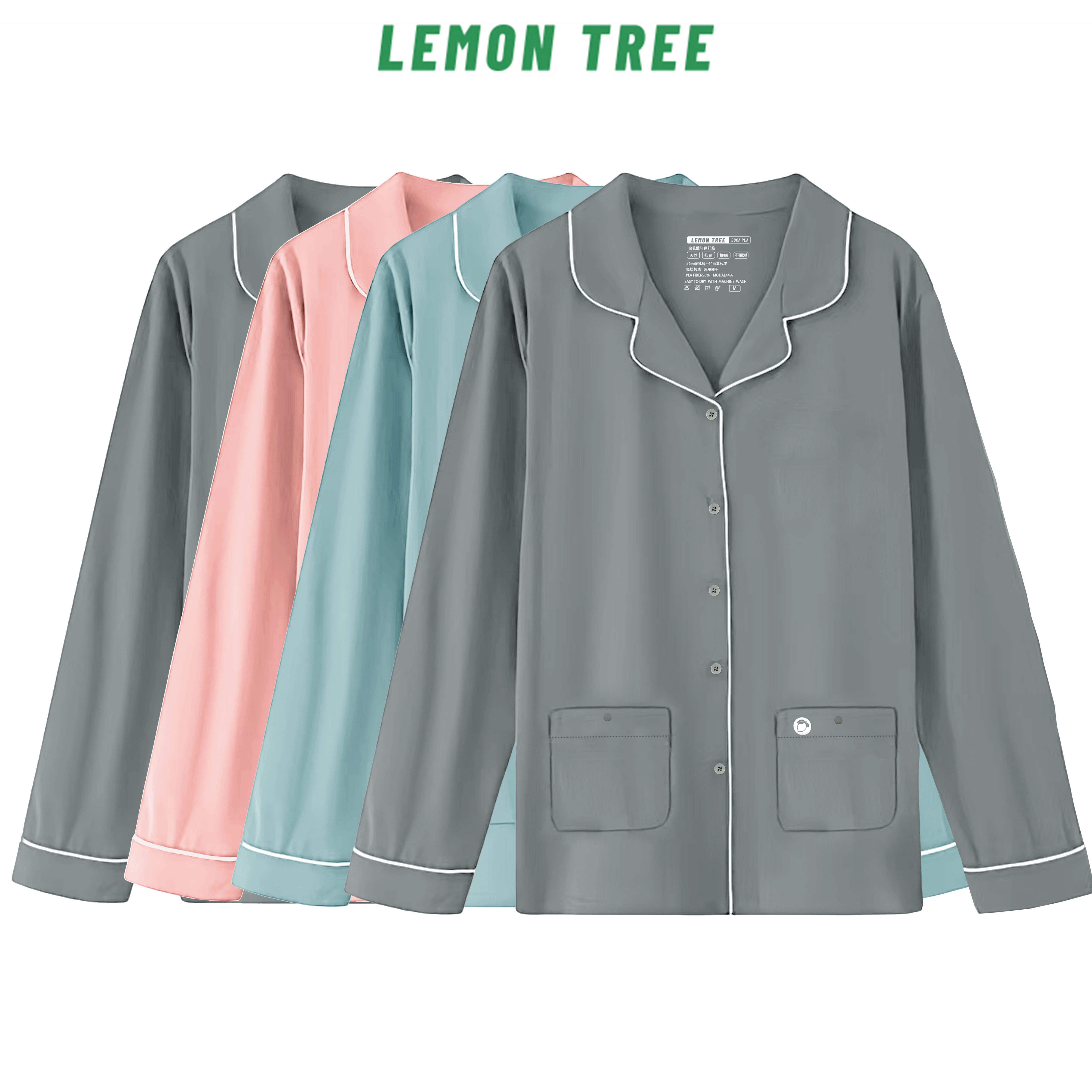 Lemon Tree 玉米纤维聚乳酸简约家居睡衣