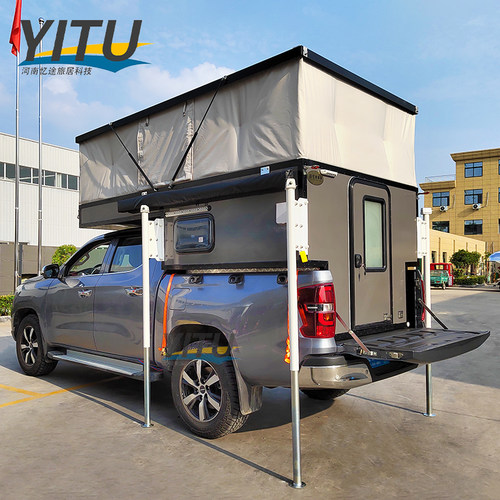 皮卡背驮式房箱软升顶大空间