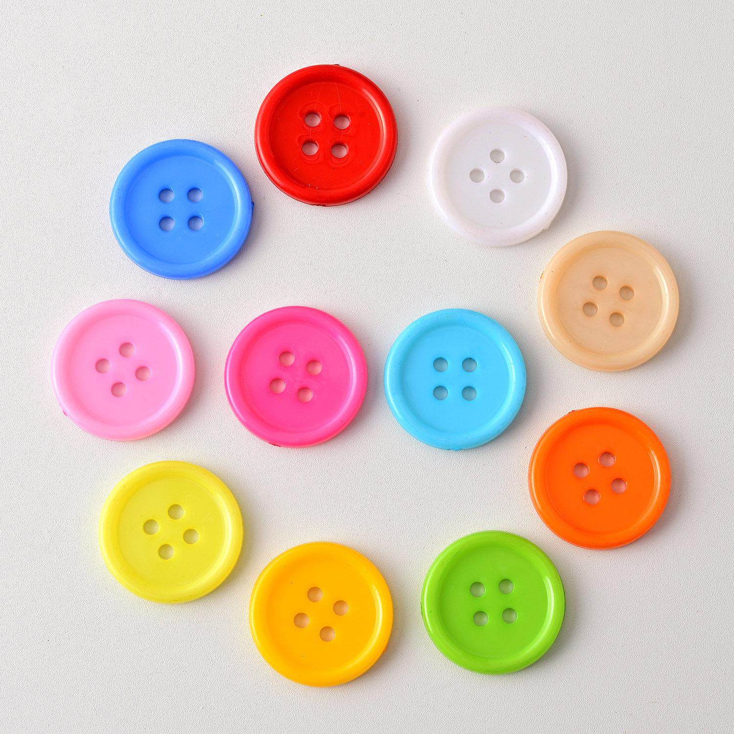 彩色细边四眼童装衬衫树脂钮扣百搭圆形手缝扣子毛衣外套扣子,居家布艺,纽扣,淘宝优惠券,粉丝福利购,淘宝优惠卷