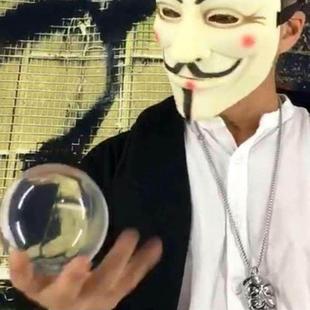 黑客面具假脸神秘cos头套匿名者面具v字仇杀队面具全脸帅气男成人