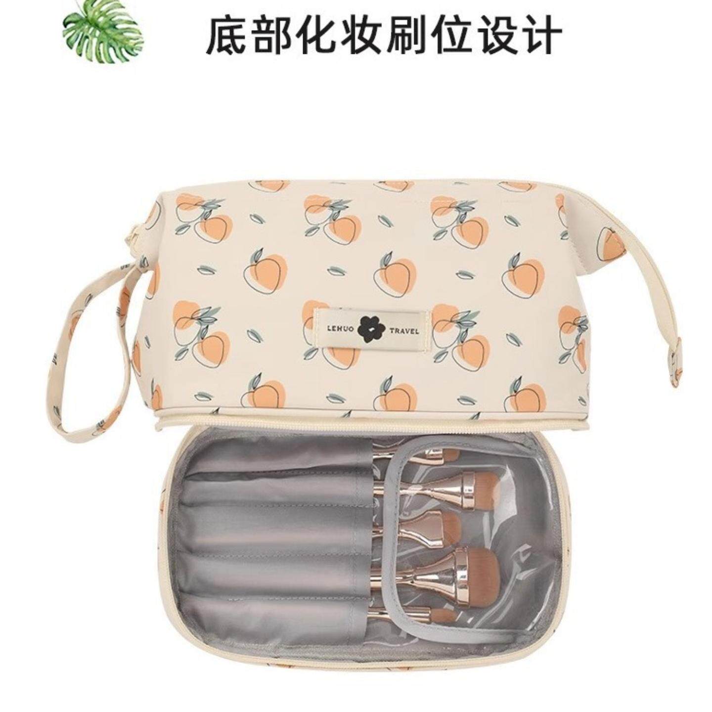 化妆包收纳包女便携式2024新款高端大容量洗漱袋旅行外出小轻便款