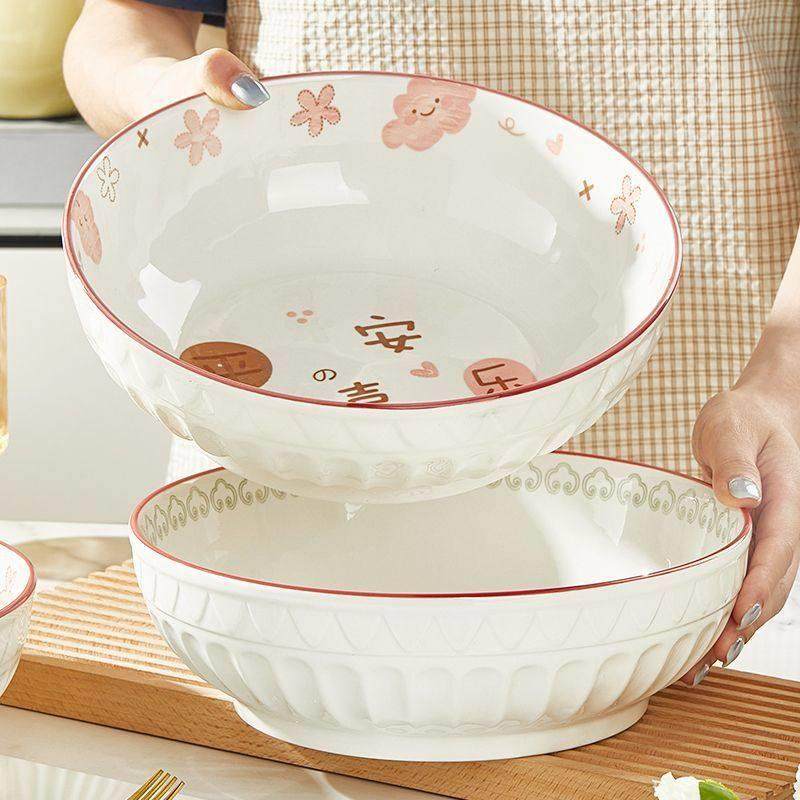 汤碗家用盛汤10英寸大号陶瓷釉下彩酸菜鱼专用新款汤盆大容量汤碗,餐饮具,碗,淘宝优惠券,粉丝福利购,淘宝优惠卷