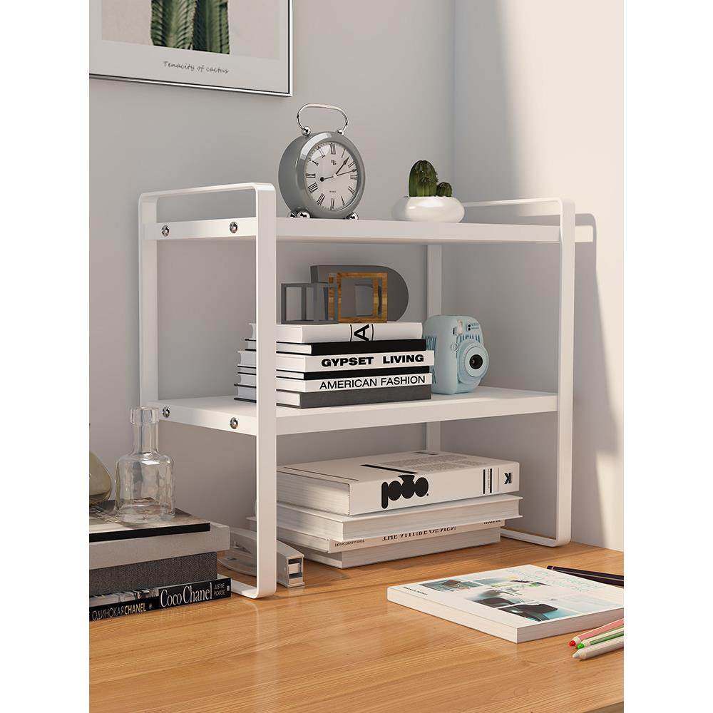 桌面置物架办公室分层整理收纳架网红飘窗书桌上简易铁艺书架小型,住宅家具,书架,淘宝优惠券,粉丝福利购,淘宝优惠卷