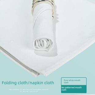 纯棉口布餐巾高档折花西餐垫酒店专用提花擦杯布新款红色酒杯布