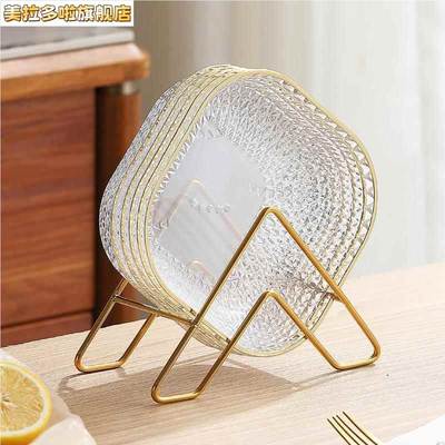 ktv亚克力水果盘果盘盘子塑料碟透明糖果创意家用零食盘客厅碟子