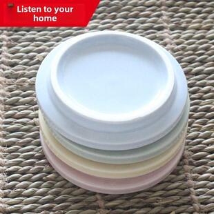 陶瓷杯子盖子圆形马克杯盖水杯盖通用茶杯大9cm多款无孔一个
