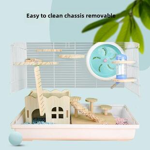 小宠金丝熊仓鼠笼子47笼超值双层耐咬用品大全