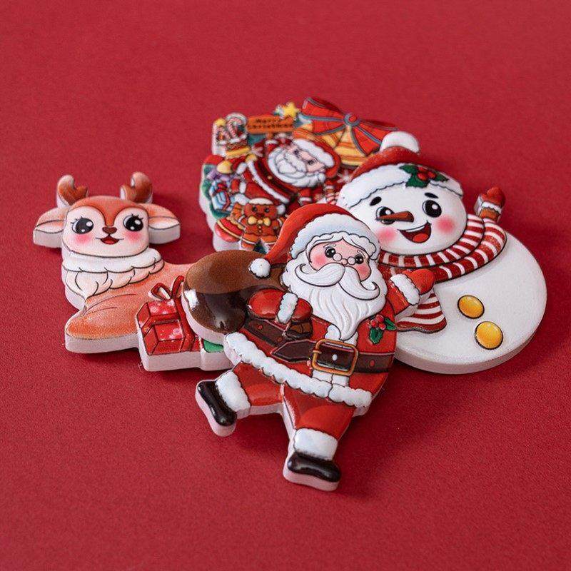 圣诞冰箱磁铁磁铁圣诞老人系列DIY装饰流行卡通可爱时尚创意,家居饰品,冰箱贴,淘宝优惠券,粉丝福利购,淘宝优惠卷