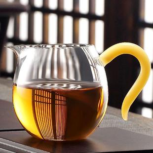 日本茶杯玻璃公平杯水晶茶道杯耐热功夫茶具玻璃杯茶海茶分配器