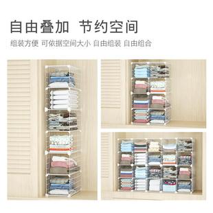 衣柜分层隔板衣服收纳分隔分割神器衣橱小柜子分格隔断衣物分层架