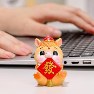 国潮--马到成功摆件办公室工位电脑桌面装饰品送朋友文创礼品摆设