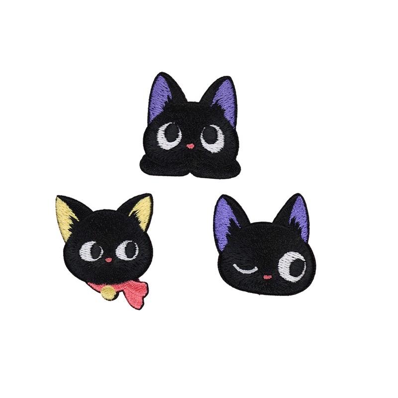 黑猫自粘布贴刺绣卡通动物绣花片服装辅料羽绒服修补贴花DIY装饰,居家布艺,布贴,淘宝优惠券,粉丝福利购,淘宝优惠卷