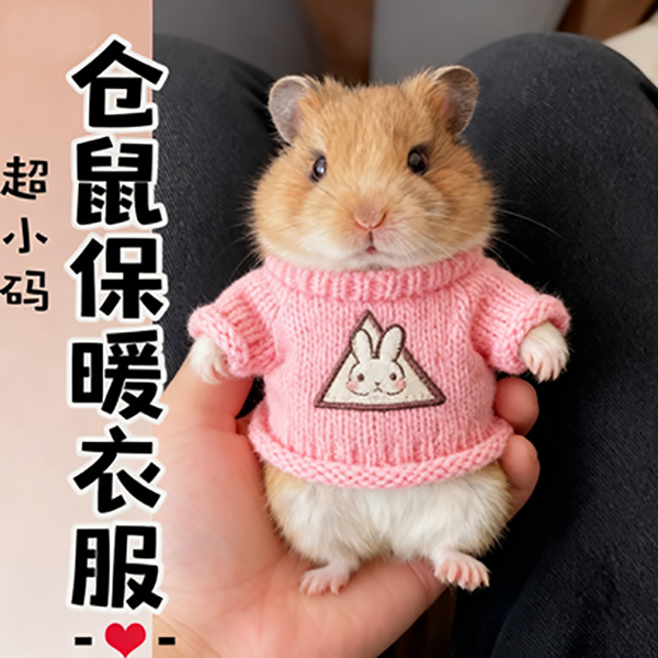 仓鼠的小衣服保暖超小号花枝鼠松鼠荷兰猪金丝熊穿的棉衣服专用品