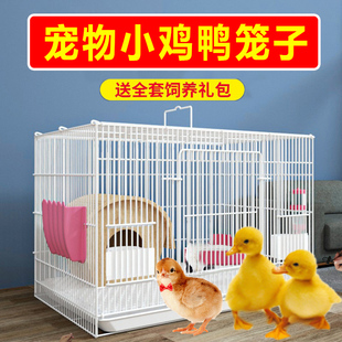 笼家用室内装 小鸭子专用笼子大号养小鸡柯尔鸭 芦丁鸡别墅房子窝