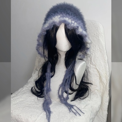 雪宝帽子diy手工材料包毛线手工编织手工解闷打发时间编织材料包