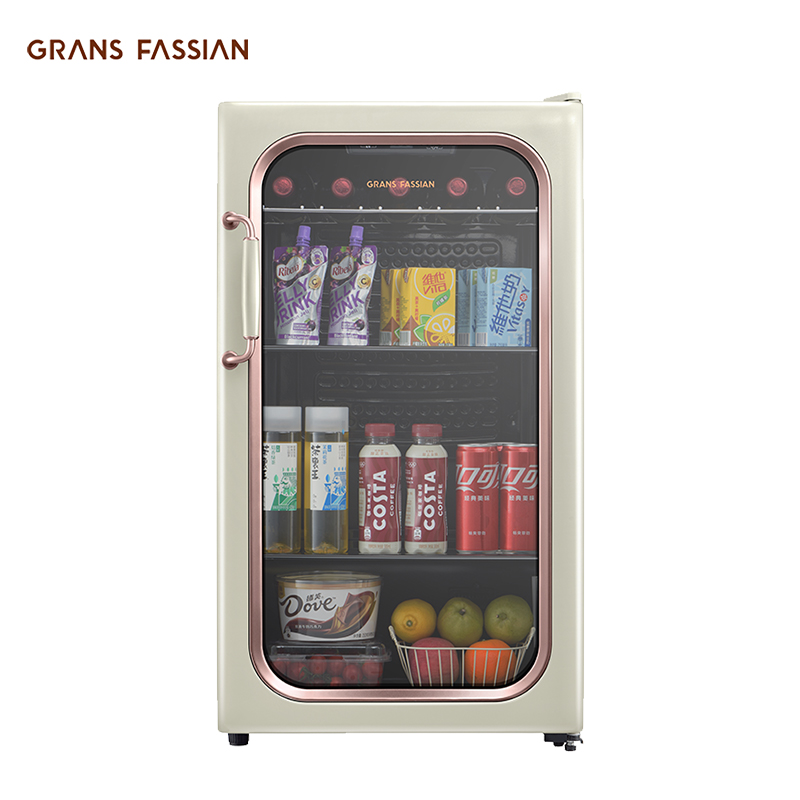 格兰法西恩冰吧复古饮料柜家用小冰箱红酒冷藏柜水果茶叶小型迷你 大家电 冰吧 原图主图