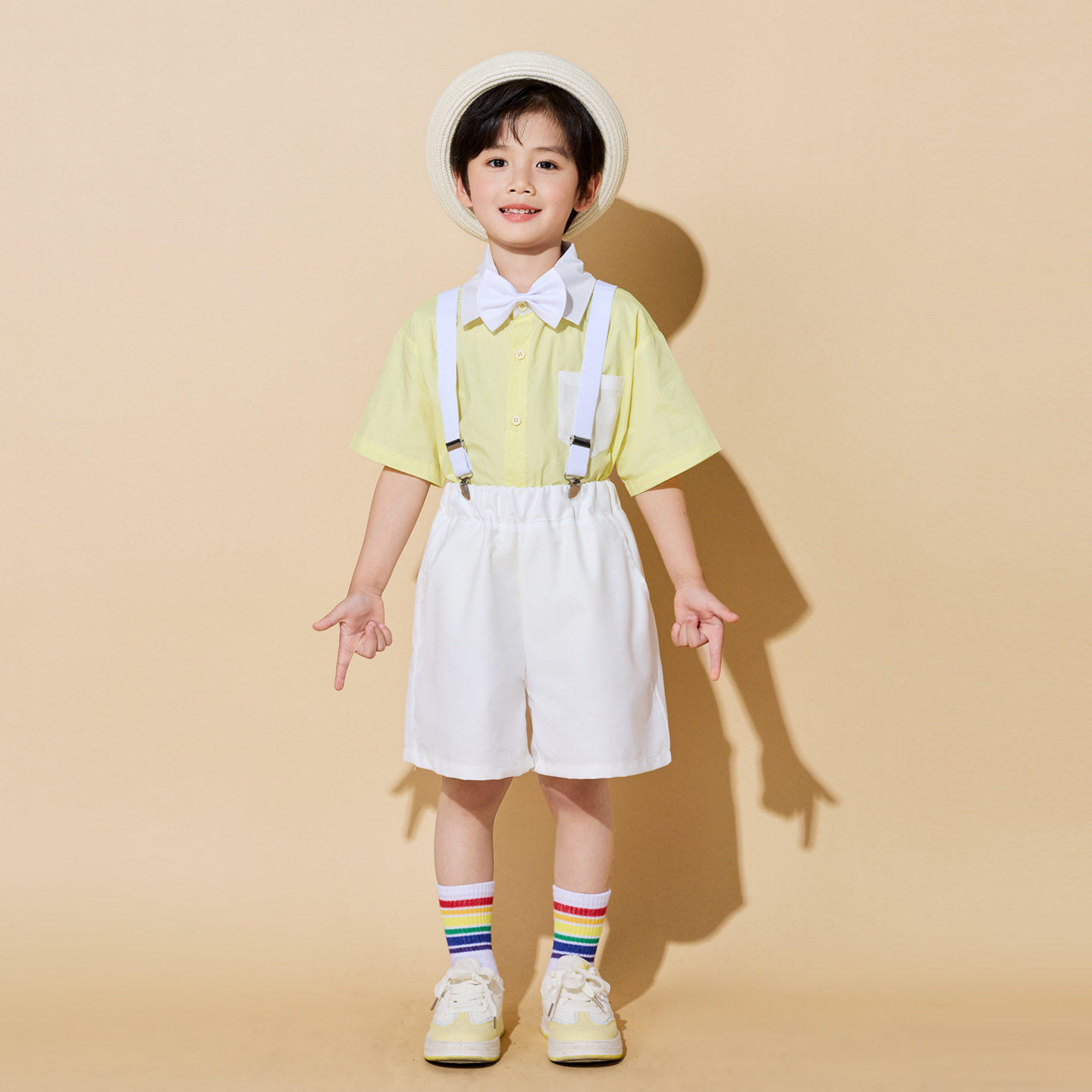 六一儿童演出服花朵裙幼儿园合唱表演服运动会开幕式学生班服套装