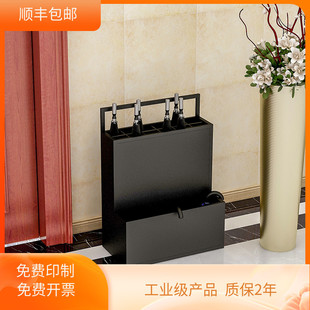 北歐高端簡約LOGO定制雨傘桶放傘架酒店大堂商用雨傘收納架傘筒