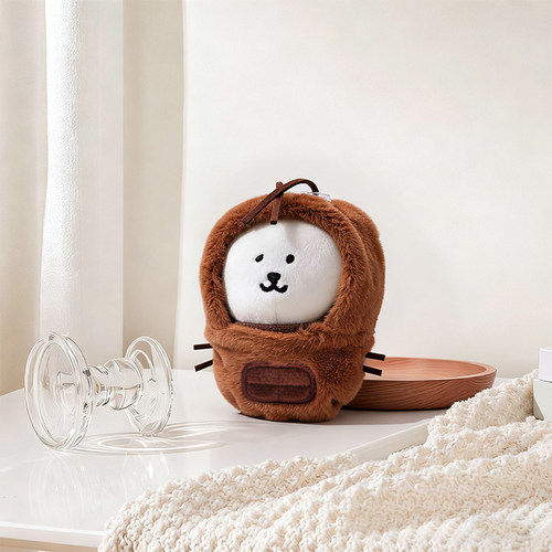 友游微章自嘲熊娃衣7cm微章熊头套mini自嘲熊挂件娃衣胸针熊装扮