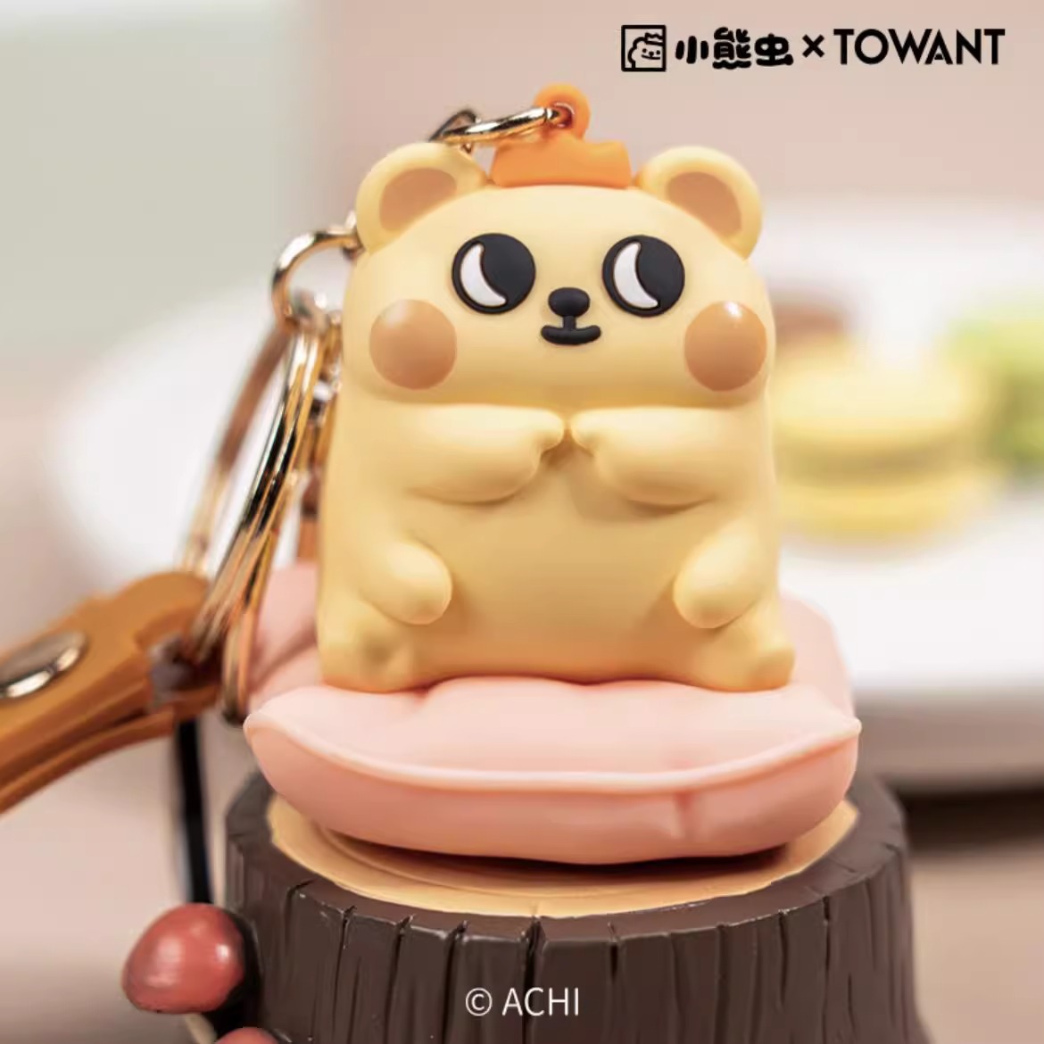 正版小熊虫滴胶挂件公仔钥匙扣