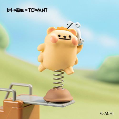 小熊虫来咯摇摇乐汽车摆件办公室动漫周边创意亚克力摆件摩托礼物