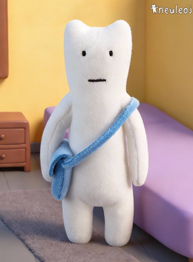 友游Neuleojicat正版拉长猫毛绒挂件老鼠干书包包挂饰搞怪礼物