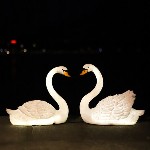 劳瑞恩天鹅摆件618活动质保500天