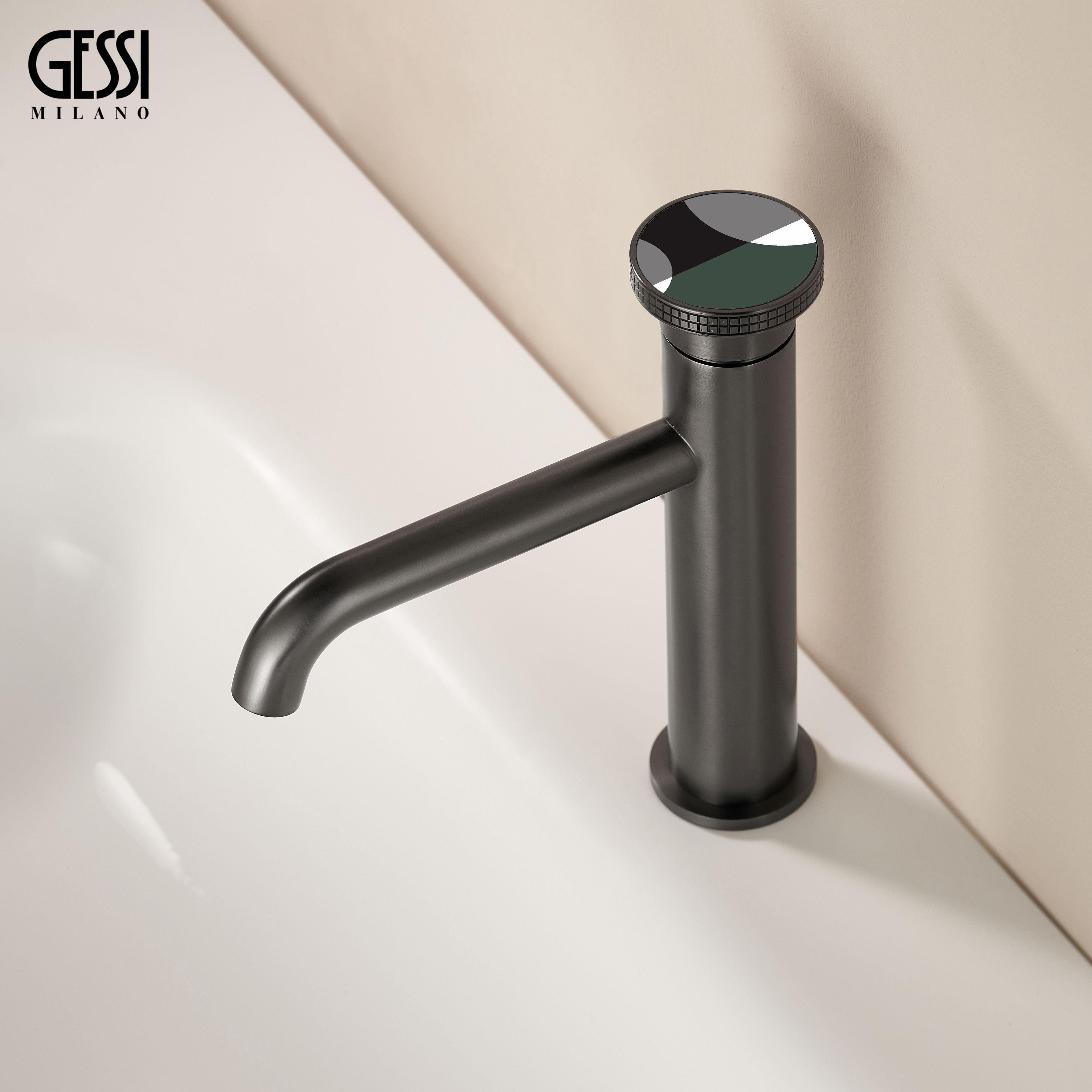 意大利GESSI捷仕面盆艺术龙头冷热水台上盆单孔落地吧台面盆龙头