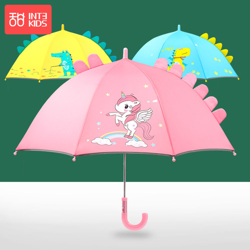 儿童雨伞幼儿园宝宝男恐龙轻便