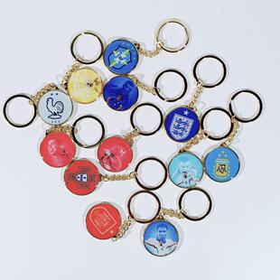 葡萄牙国家队球迷钥匙扣足球球星挂件C罗梅西内马尔周边礼物送人