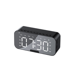智能蓝牙音响电子多功能时钟学生起床闹钟神器无线小音箱高音质