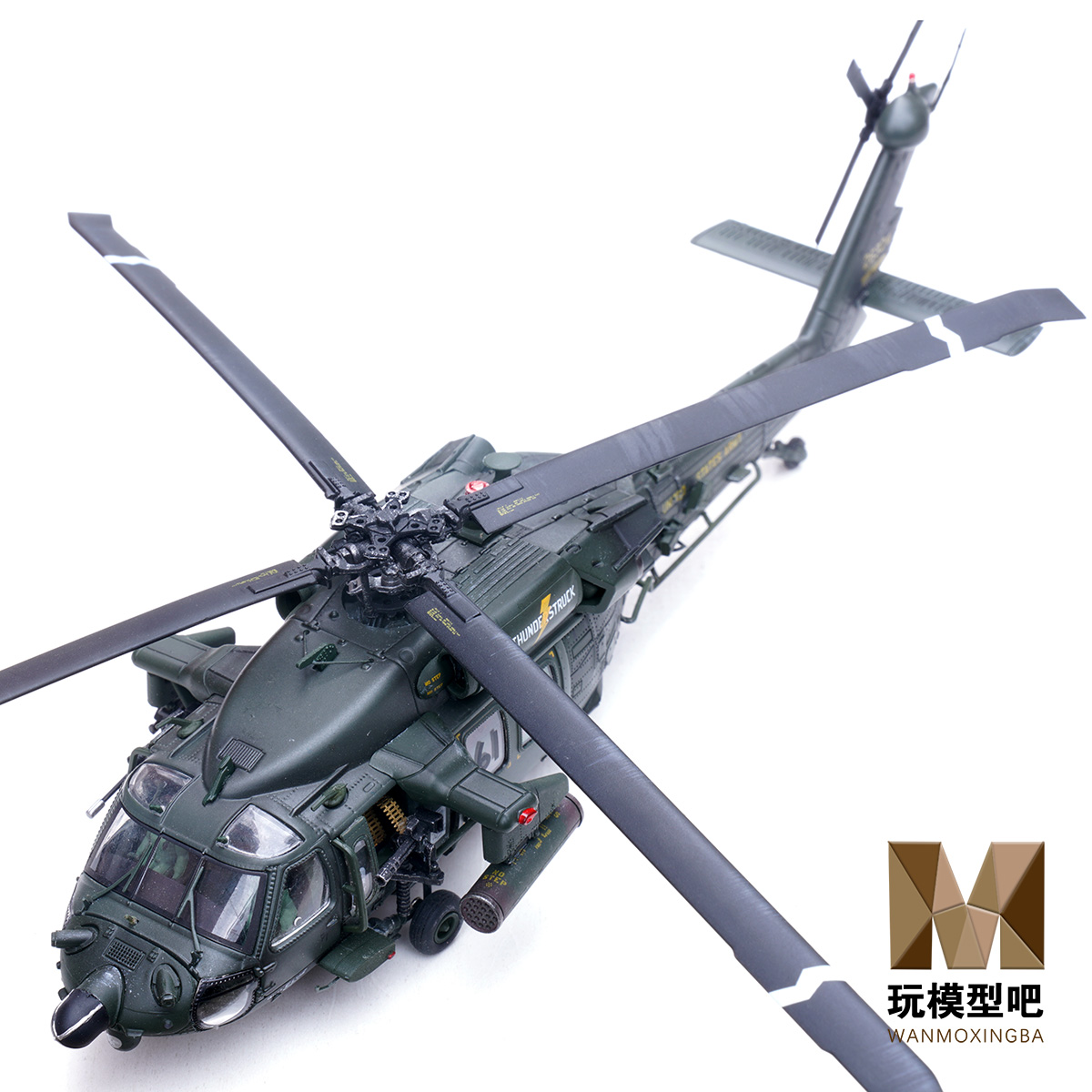 铁流MH-60黑鹰直升机合金模型