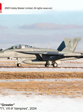 HM1:72EA-18G Growler 555/168771 VX-9 2024合金成品模型HA5161